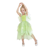 a little girl tinker bell fair costume